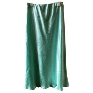 Nanushka turquoise satin skirt(Brand New)